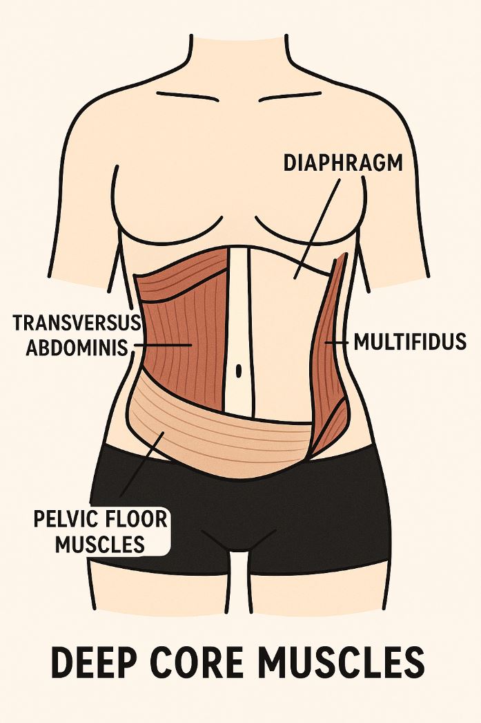 복부 코어 근육